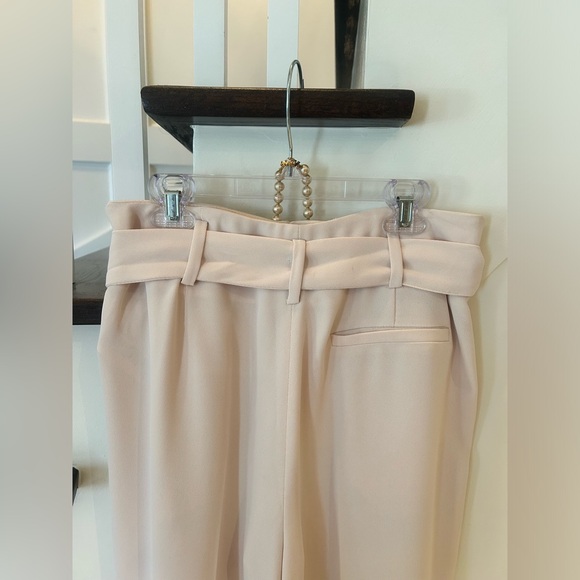 Blush Wide-Leg, High-Waisted Trousers Size 6 - Picture 5 of 6